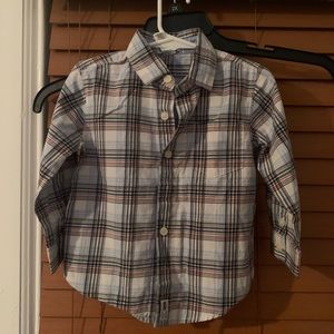 Janie & Jack plaid button up